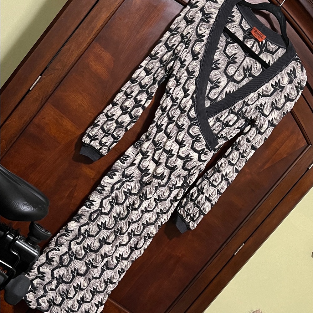 Missoni Black and Cream Knit Dress